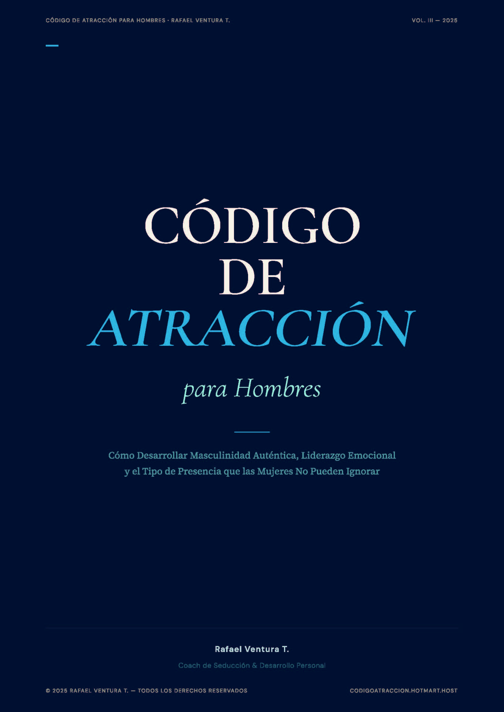 Portada: Código de Atracción para Hombres